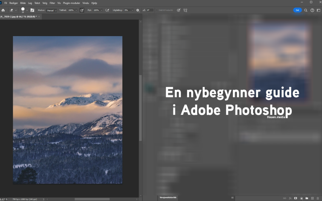 Nybegynner guide i Adobe Photoshop